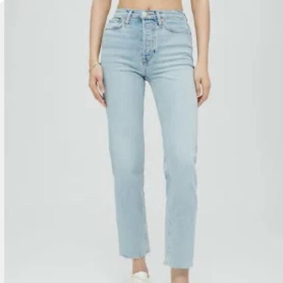 The BEST jeans re/done 594 cigarette pants jeans sz 27 Cigarette leg - Picture 2 of 11